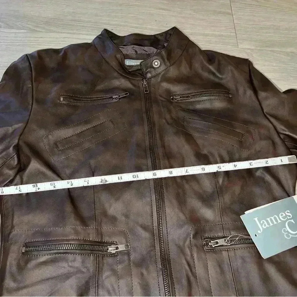 James and Co. faux leather jacket NWT - Picture 6 of 6